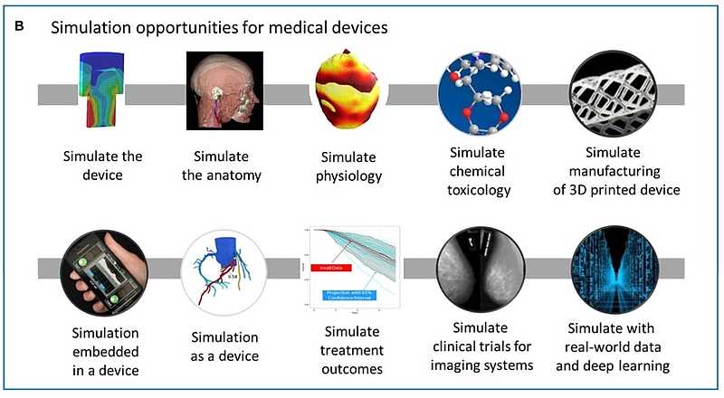 Computer based modeling simulation medical devices fda