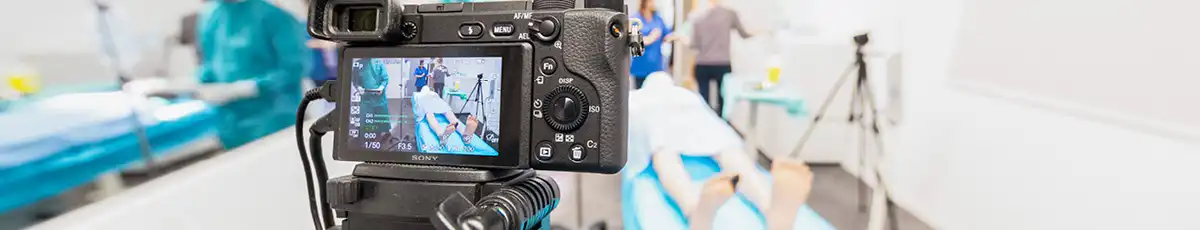 Camera set-up in a laboratory during a usability evaluation