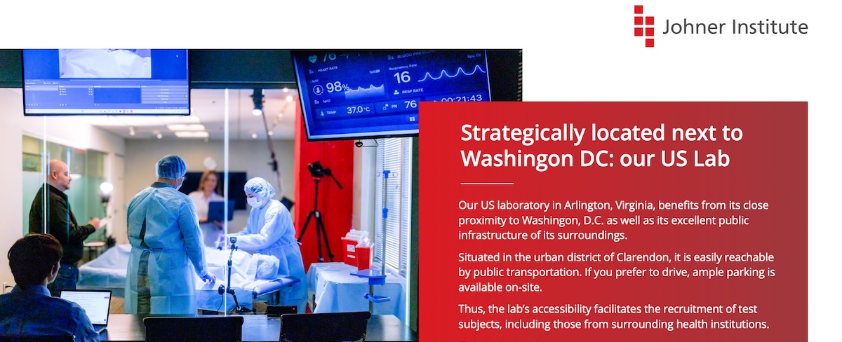 Usability Lab next to Washington